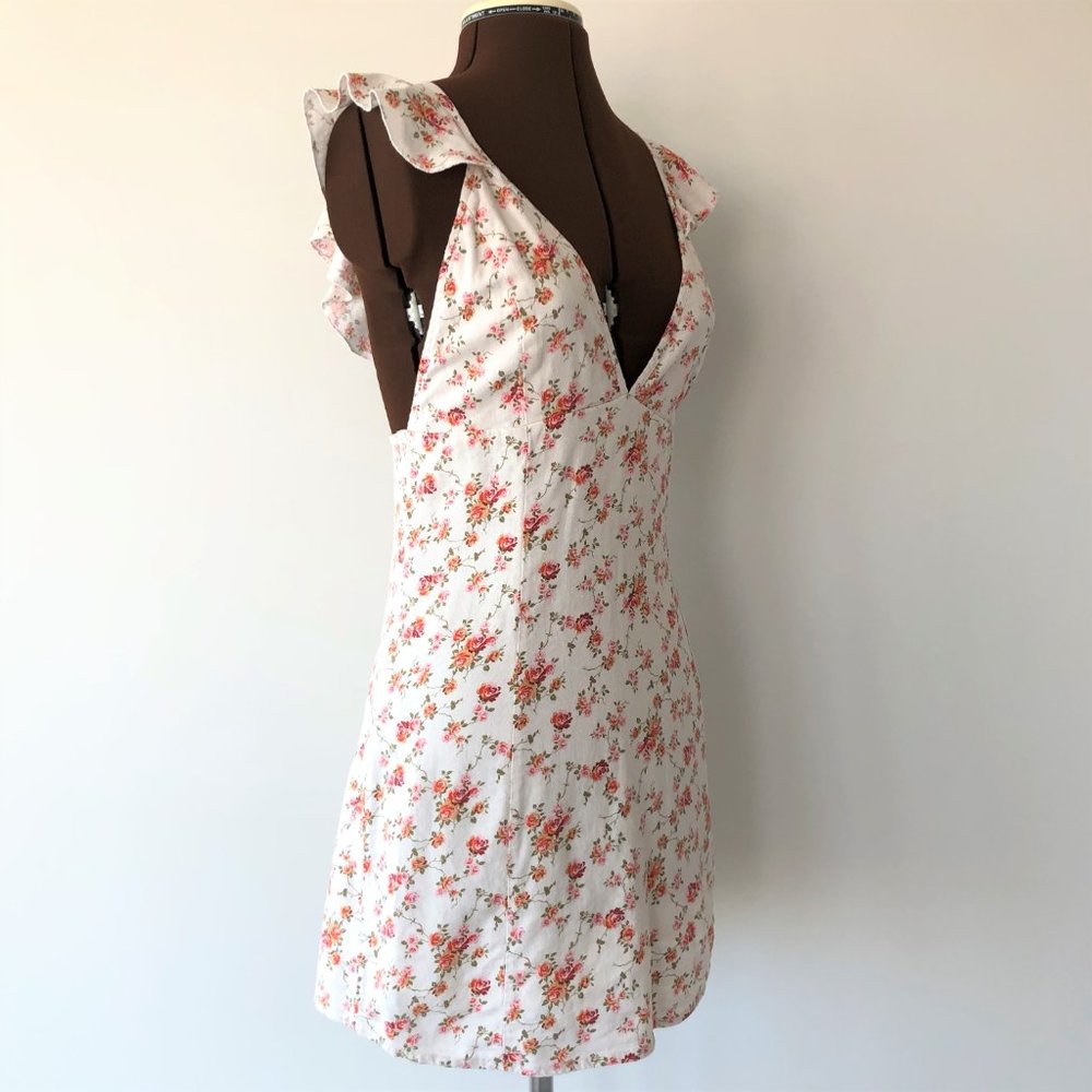 Floral Mini Linen Sundress - Picture 5 of 9